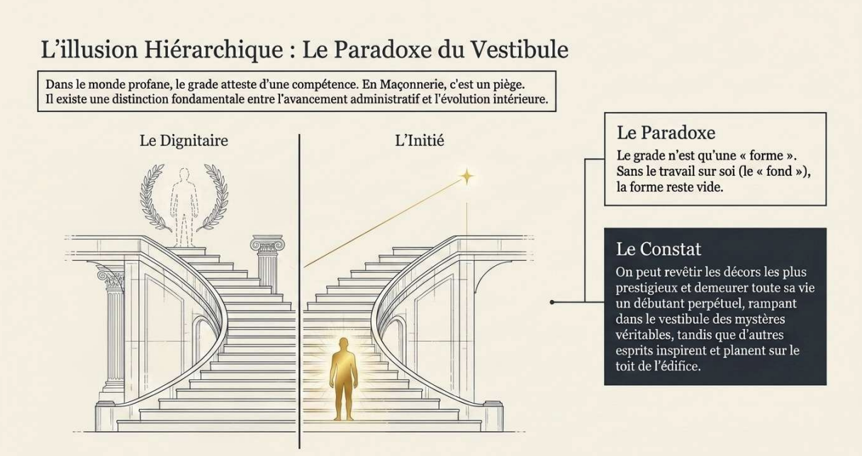 L'illusion hiérarchique : le paradoxe du vestibule